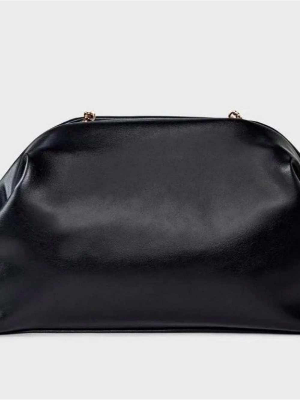 a new day Black Clutch with Gold Studs & Chain - Picture 3 of 3